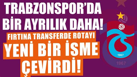 T­r­a­b­z­o­n­s­p­o­r­­d­a­ ­a­y­r­ı­l­ı­k­